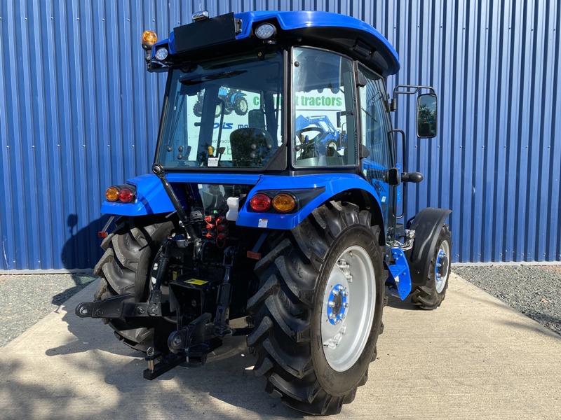 New Solis 50 4WD Compact Tractor with Cab on Agricultural Tyres ...