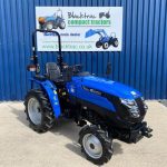 Front view of ex-demo Solis 20 Compact Tractor on Ag Tyres