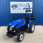 Front view of ex-demo Solis 20 Compact Tractor on Ag Tyres