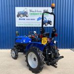 Rear view of ex-demo Solis 20 Compact Tractor on Ag Tyres